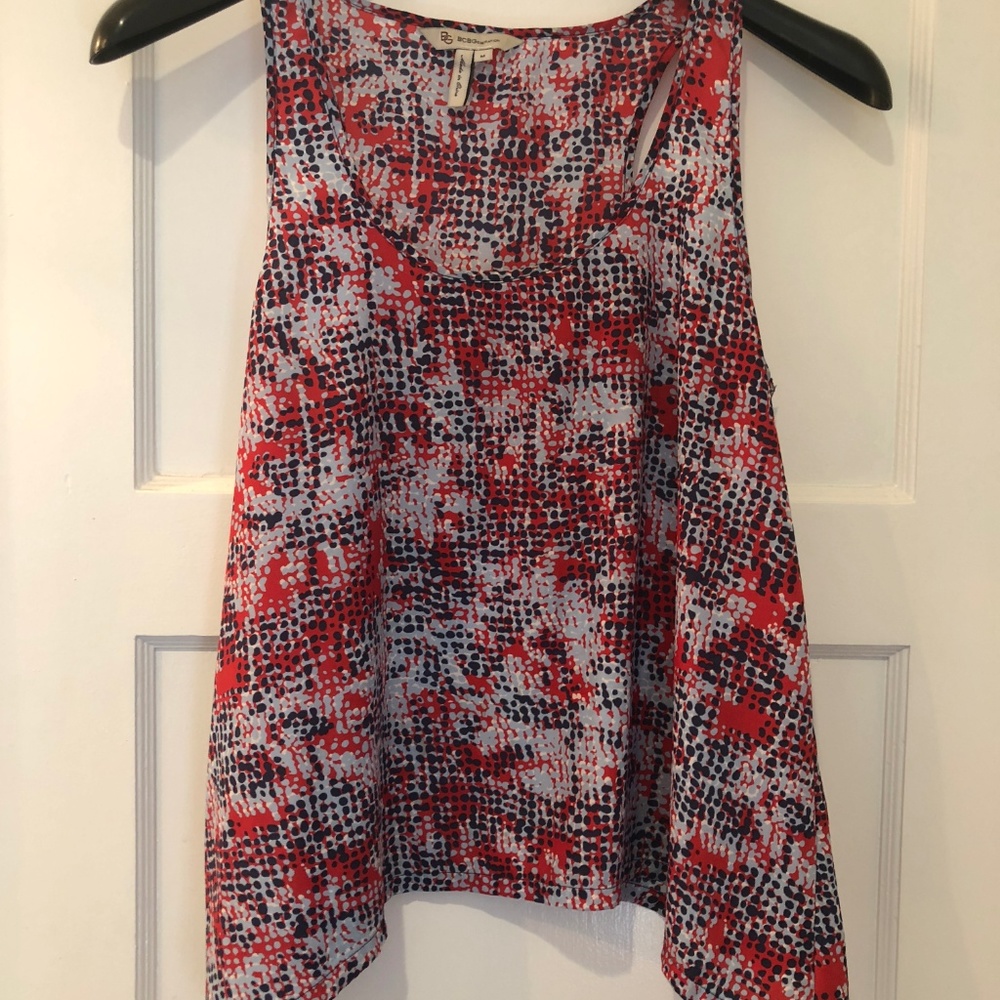 BCBGeneration sleeveless modern print